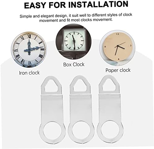 OSALADI 10-Piece Clock Repair Parts Clock Movement Hangers Easy to Use