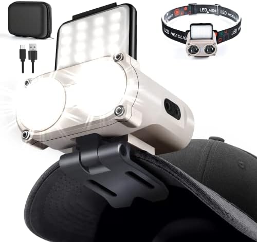 800 Lumens Rechargeable LED Hat Light