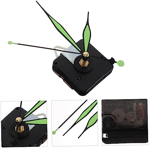 DOITOOL Glow The Dark Battery-Operated Quartz Clock Movement Replacement Kit
