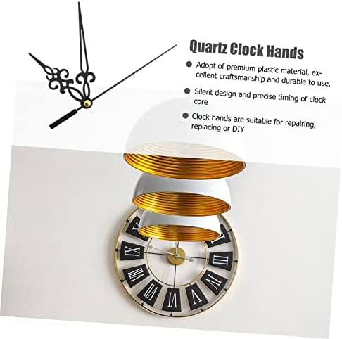 Sturdy Plastic Clock Hands Kit for Wall Clock Repair