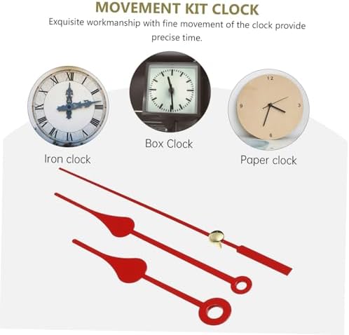 Silent Quartz Clock Movement Set