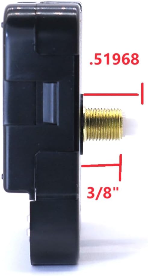 Smart Tidal Quartz Clock Movement with 38 Shaft Motor Black