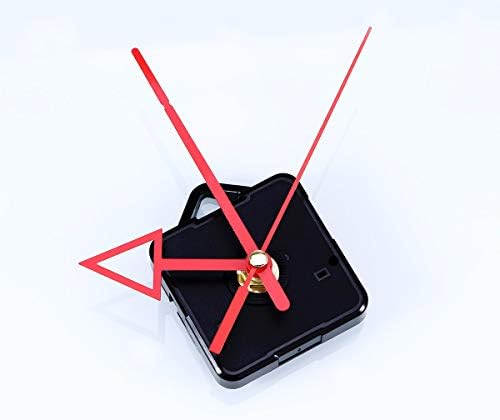 Yardwe Silence Quartz Clock Movement Replacement Kit - Mute Wall Clock Parts Red