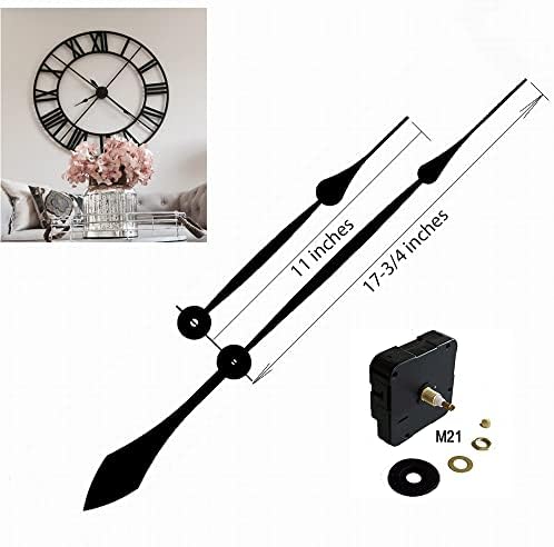17-Inch Large Watch Hands with High Torque Clock Movement