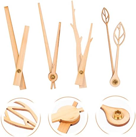 UOnlyTech 10-Inch Decorative Wooden Clock Hands Set