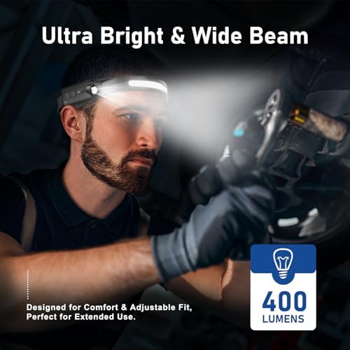 3-Piece Rechargeable LED Headlamp Set
