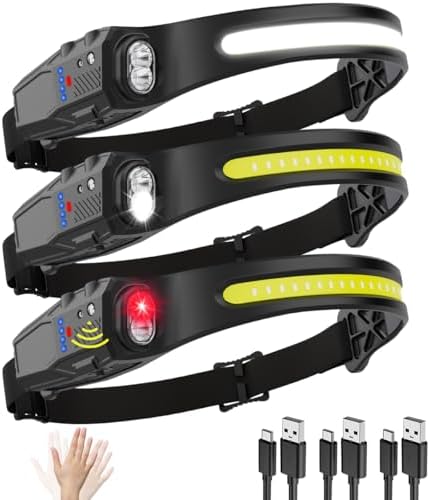 230 LED Headlamp with 7 Modes and Motion Sensing