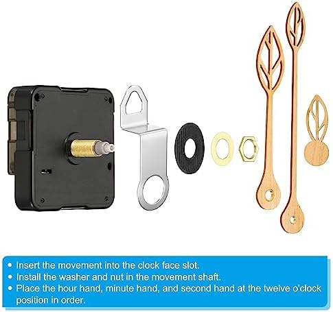 Precision-Engineering quartz wall clock mechanism replacement Mute movement for quiet timekeeping