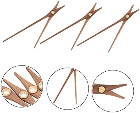 ETHZZLE - 5PC Wood Brass Clock Pointers for DIY Clocks