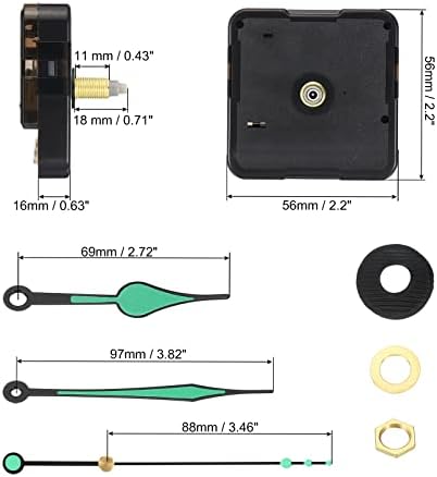 Authentic PATIKIL Clock Repair Kit Quiet Accurate replace for wall clocks