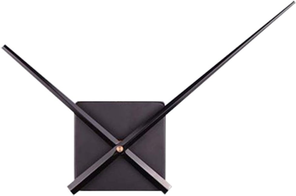 Noisy Free Silent Wall Clock Movement Kit for Quiet Clocks Black