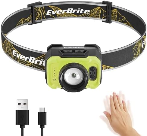 EverBrite 600 Lumen Rechargeable Headlamp with 4 Modes