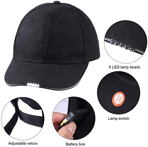 2-Piece LED Baseball Hats