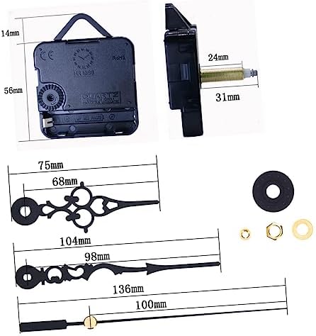 Doitool 3-Piece Clock Accessory Kit for Clock Repairs Movements Hands