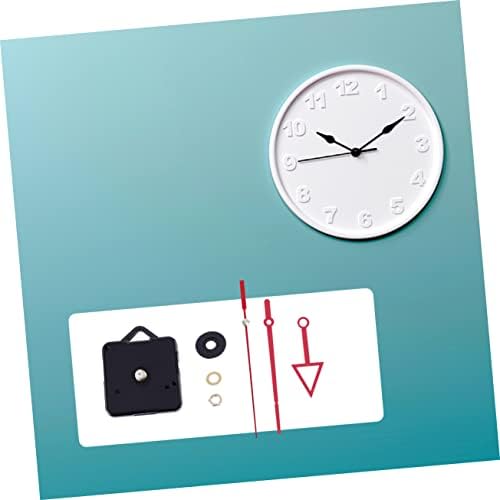 Veemoon Red Clock Hands and Mechanism Kit for DIY Repair