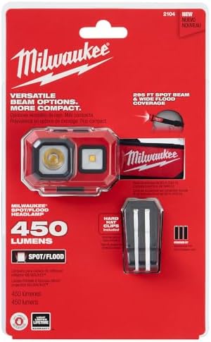 Adjustable Flood Headlamp 450 Lumens Milwaukee