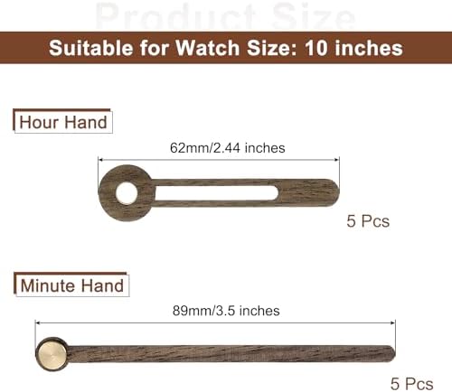 Wooden Clock Hands