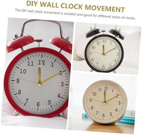 Uonlytech 2 Sets Silent Wall Clock Movement Electric Clock Mechanism