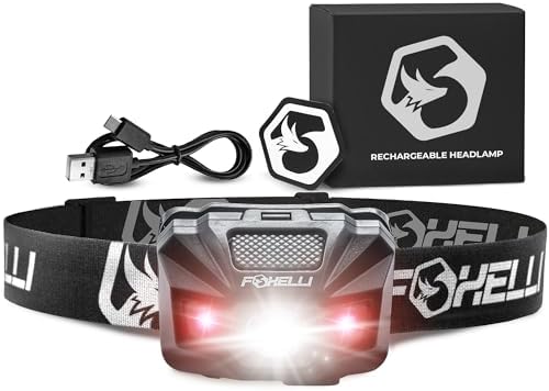 Ultralight Waterproof Rechargeable Headlamp