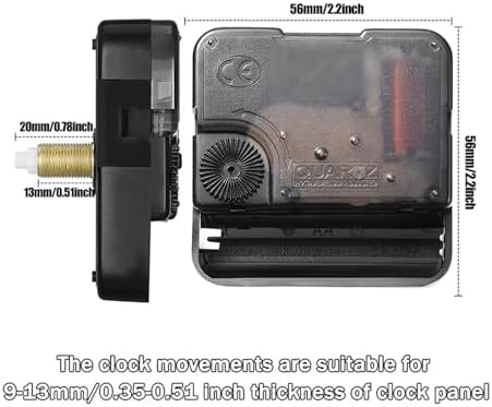 Precise 9-13mm Pendulum Clock Movement