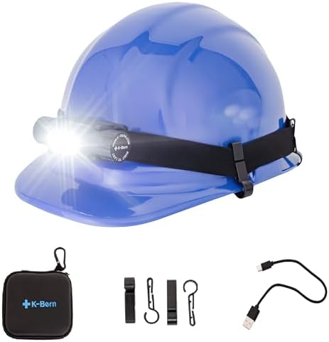 Bright Powerful Mobile Headlamp 1850 Lumen for Hiking Construction More