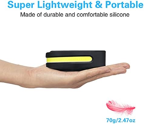 OSOOS Rechargeable LED Headlamp 1000-Lumen 230-Degree Light with Motion Detection Lightweight