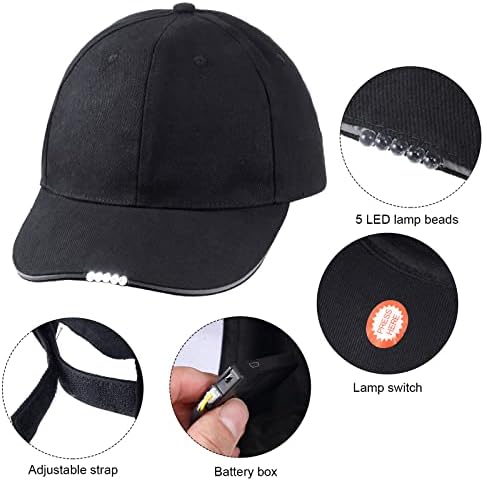 2-Piece LED Baseball Hats