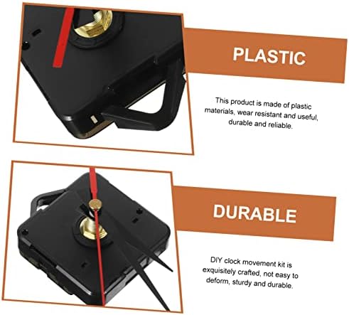 Hemobllo 4-Set Plastic Clock Mechanism Kit for DIY Repair clock Replacement
