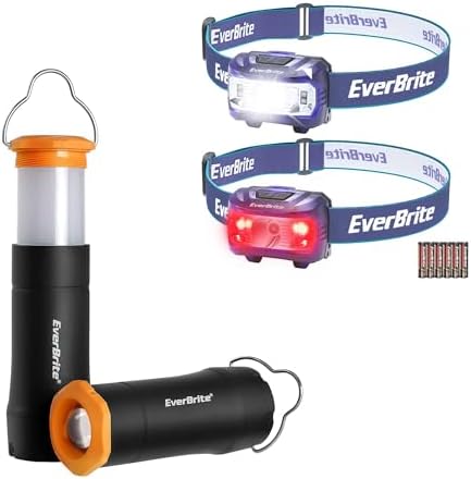EverBrite 2-in-1 Mini Lantern 2-Pack Headlamp