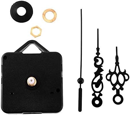Retro-Style Black quartz wall clock movement mechanism repair kit for DIY