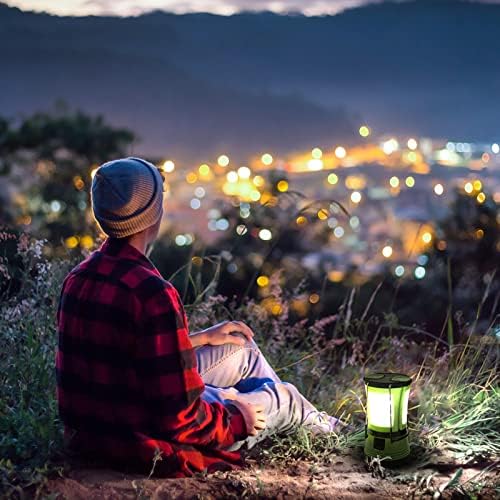 600LM LED Camping Lantern With Rechargeable Battery Detachable Flashlights