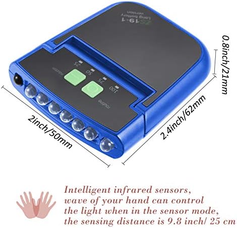 Muddle 2-Piece Rechargeable LED Cap Lights for Camping Fishing
