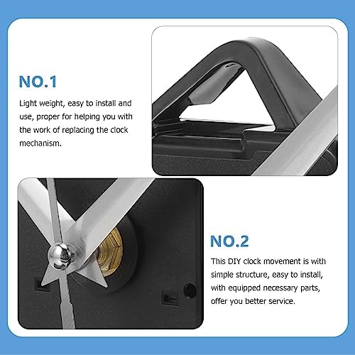 OSALADI 3D Wall Clock Movement 3-Large