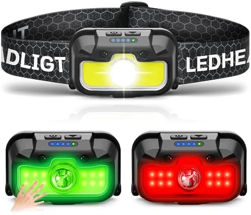 1300 Lumen Headlamp with 14 Modes Waterproof Durable