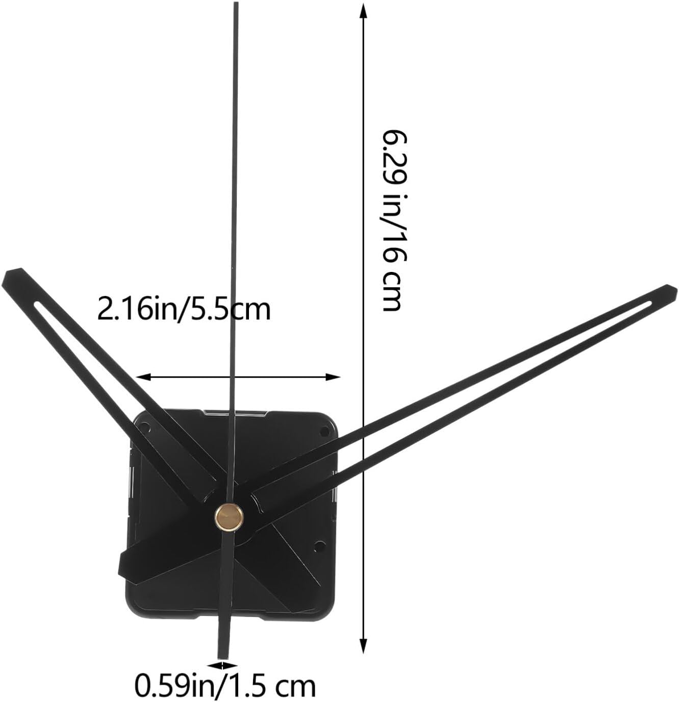 Uonlytech Wall Clock DIY Clock Parts Kit Accurate Wall Clock Hands with Mechanism