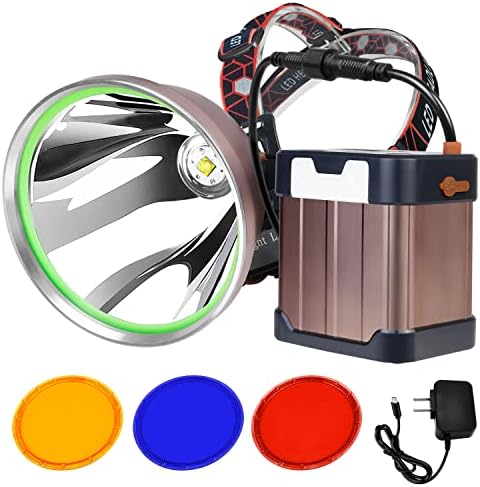 Hunting Lights - Super Bright LED Headlamp for Fishing Camping and Outdoors
