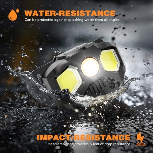 RECHARGEABLE HEADLAMP 2 PACK 1400 LUMENS