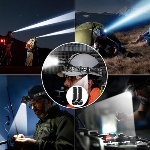 Double Brightness Reusable Headlamp