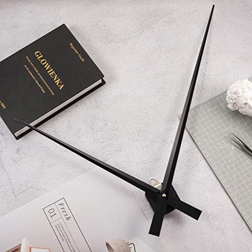 High Torque Clock Movement with 178-Inch Hands Black