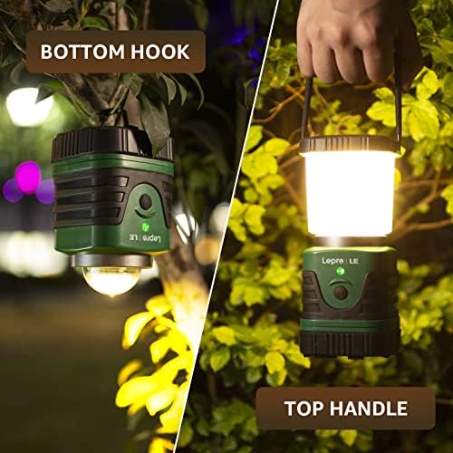 Lighting EVER 1000LM Rechargeable camping lantern4400mAh4 modesIP44 waterproofUSB included