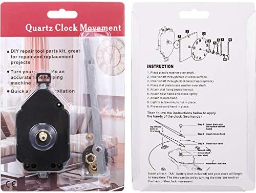 Gejoy Clock Mechanism Kit - Long Shaft Replacement