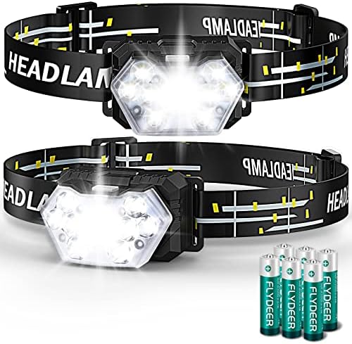 10x 2000 Lumen Dual Headlamp Set