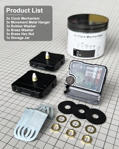 Reliable Clock Mechanism Replacement for analog wall clocks