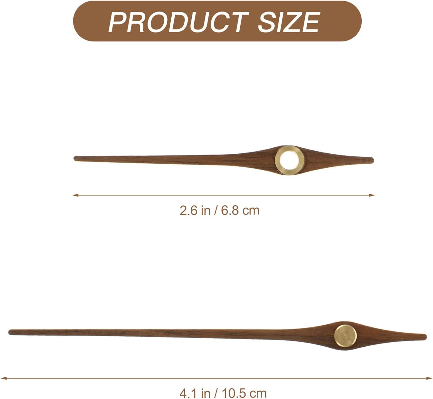 SEWACC - 5-Spokewooden DIY Clock Movement Parts Set