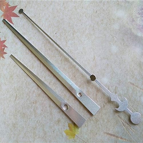 Silvery Metal 50-Set Clock Needle Replacement Hands for DIY Wall Clock