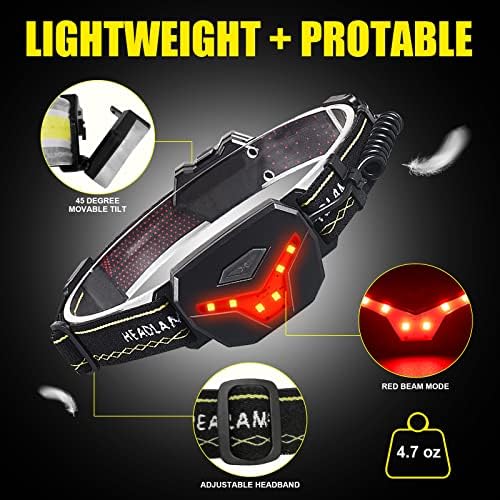 ProaStar EXIN DECHEN LED Headlamp Bright Flexible Powerful