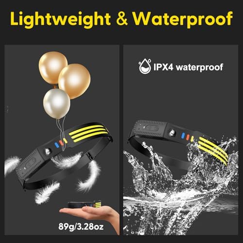 Lsnisni Rechargeable 2-Pack Headlamp