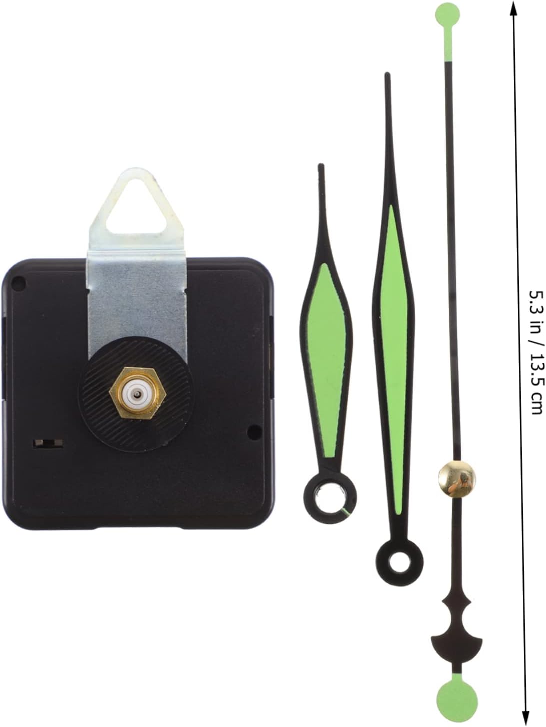 DOITOOL Glow The Dark Battery-Operated Quartz Clock Movement Replacement Kit
