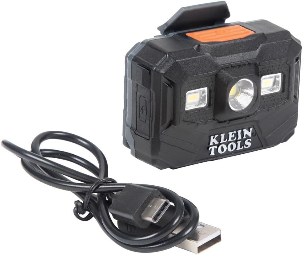Klein Tools 56062 Rechargeable LED Headlamp - For Work and Outsunny