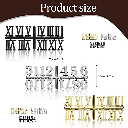 Kigeli 6-Piece DIY Wall Clock Repair Kit